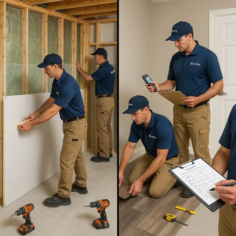 Repairs and Reconstruction process in Minonk, IL
